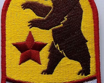 Fallout New Vegas inspired Ranger Bear NCR Cosplay gamer patch Hook and Loop backing