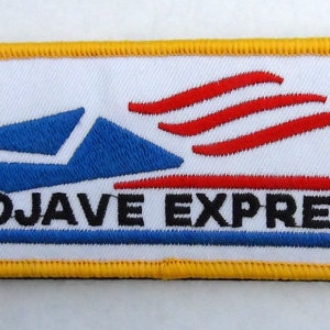 Mojave Express Fallout New Vegas Inspired Cosplay patch Hook and Loop backing