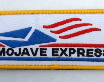 Mojave Express Fallout New Vegas Inspired Cosplay patch Hook and Loop backing