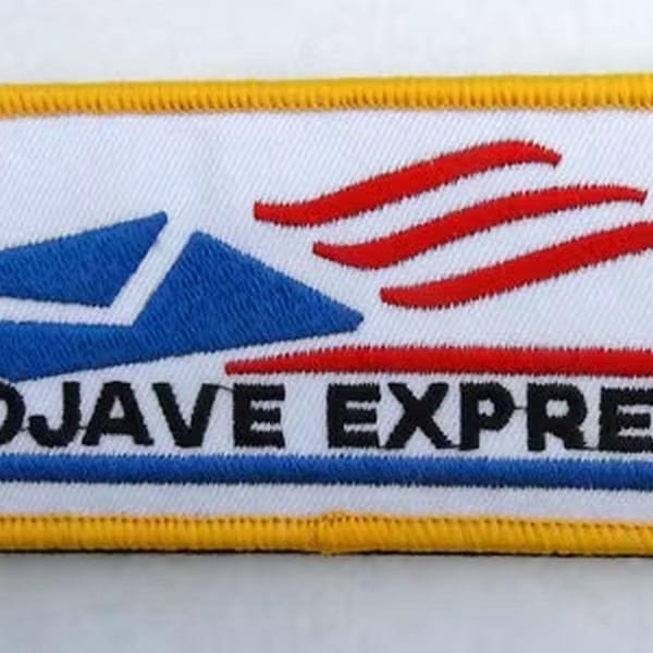 Mojave Express Fallout New Vegas Inspired Cosplay patch Hook and Loop backing