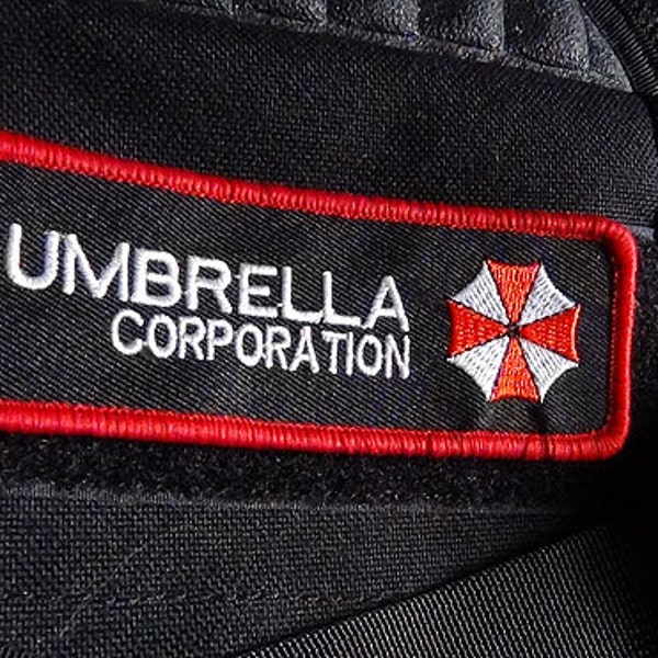 Resident Evil - Umbrella Corporation Cosplay patch Hook and Loop backing