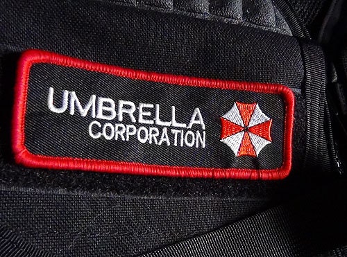Resident Evil - Umbrella Corporation Cosplay patch Hook and Loop back…