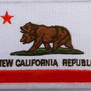 Op Fallout geïnspireerde patch in NCR-stijl met 2,5 x 3,5 inch klittenband aan de achterkant