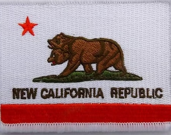 Fallout inspired NCR style patch with 2.5&quot;x3.5&quot; Hook and Loop backing