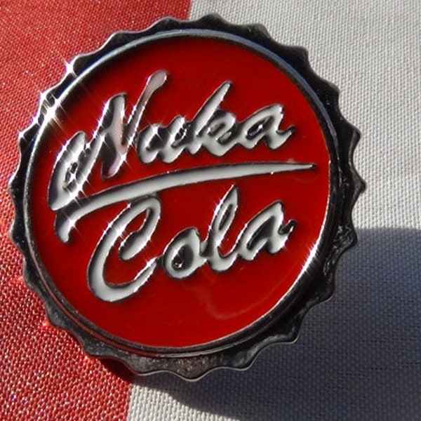 Nuka Cola cap Pin 1.25 inch Cosplay