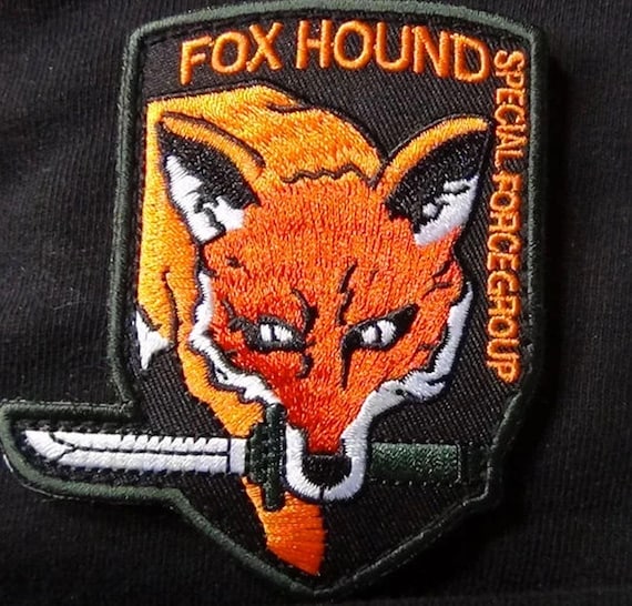 FOXHOUND Special Forces Patch Metal Gear Solid Video Gamer