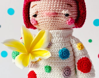 Kusama Doll Amigurumi: Crochet Pattern (PDF)