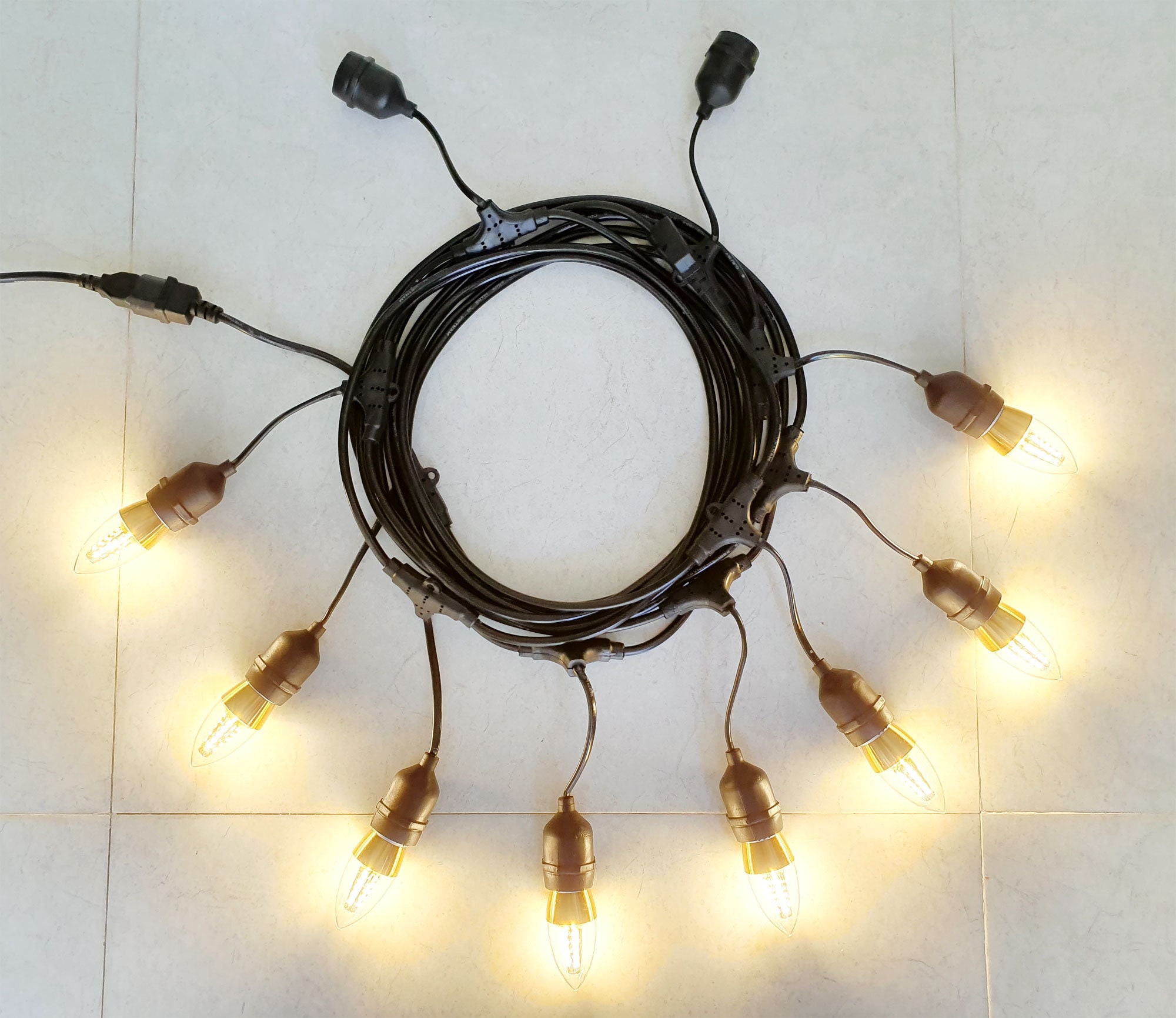 Outdoor String Light Kit of 8 Pcs LED Bulbs for Lighting up Etsy UK