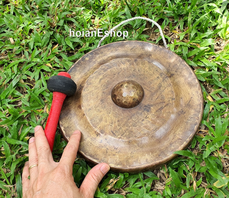 10'' Handmade Vietnamese Brass Gong Vietnam Gong Etsy