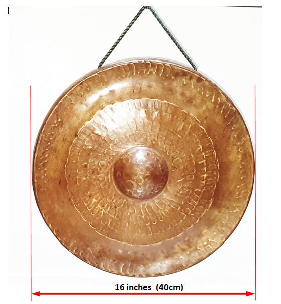 Række ud mentalitet stemning 16'' Brass Gong Handmade Vietnamese Brass Gong - Etsy Denmark