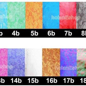 May include: A set of 20 fabric swatches with different colors and patterns. The swatches are arranged in two rows of ten. The swatches are all the same size and are labeled with numbers 1b through 20b.