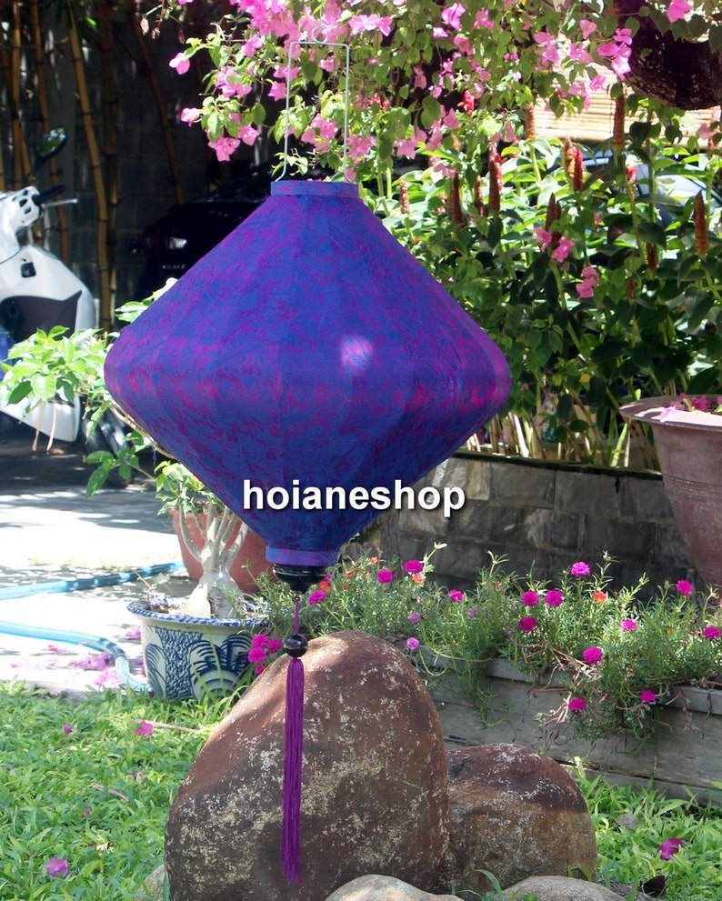 2 X HOI AN Silk Lanterns 26 66 Cm Big Lanterns Etsy