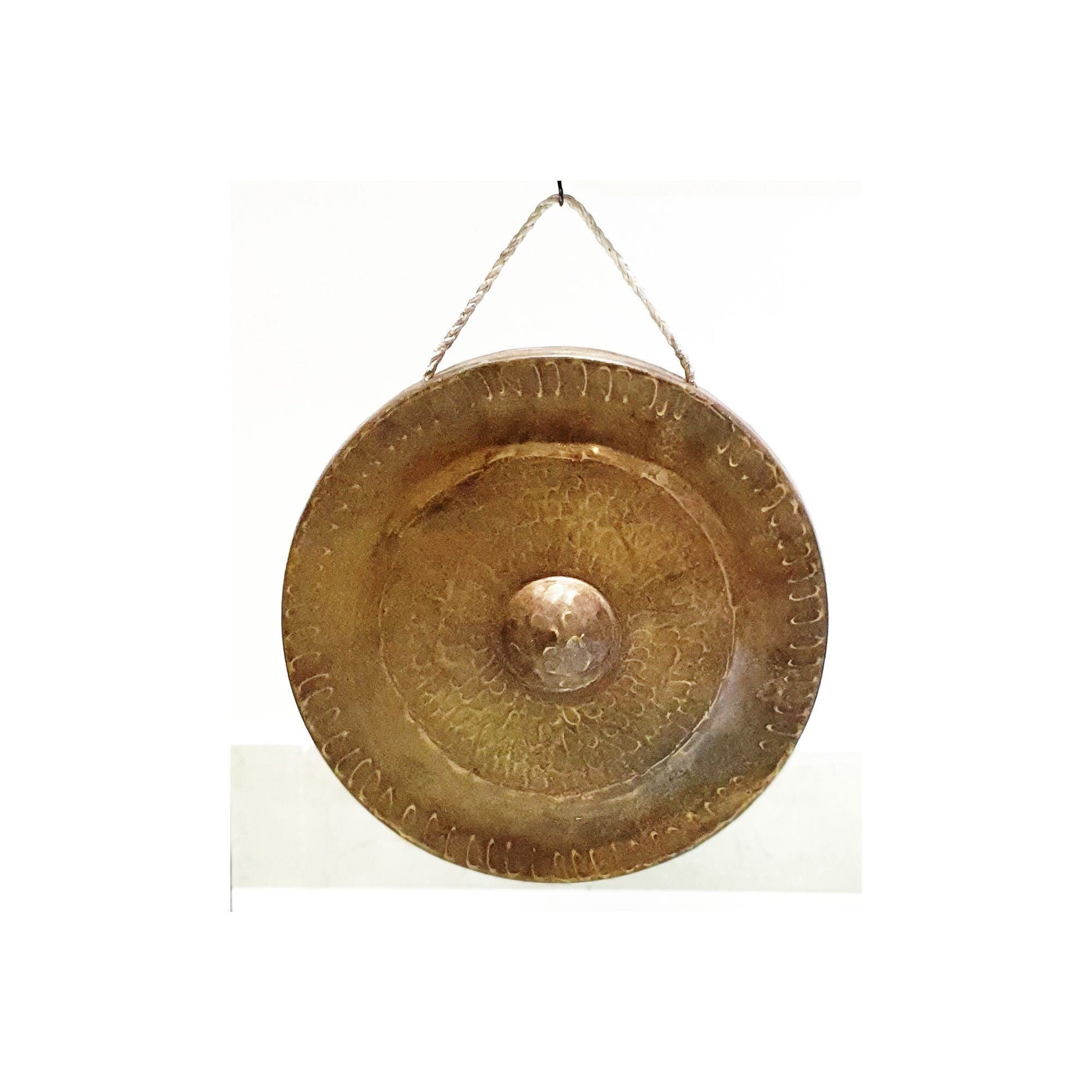 Buy 12 Brass Gong Handmade Vietnamese Brass Gong Online in India