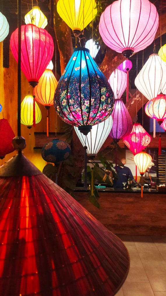 Silk lanterns deals