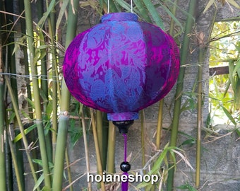 Angoily Lanterna Vietnamita In Seta Con Motivo Floreale – Decorazione Retrò Per Festa Di Metà Autunno, Da Esterno, 53 Cm