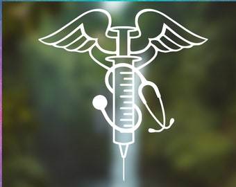 Medical Symbol Caduceus SVG, Registered Nurse Svg, RN Nursing Svg, Star of Life SVG, Instant Download, Nurse Strong, unsung heroes