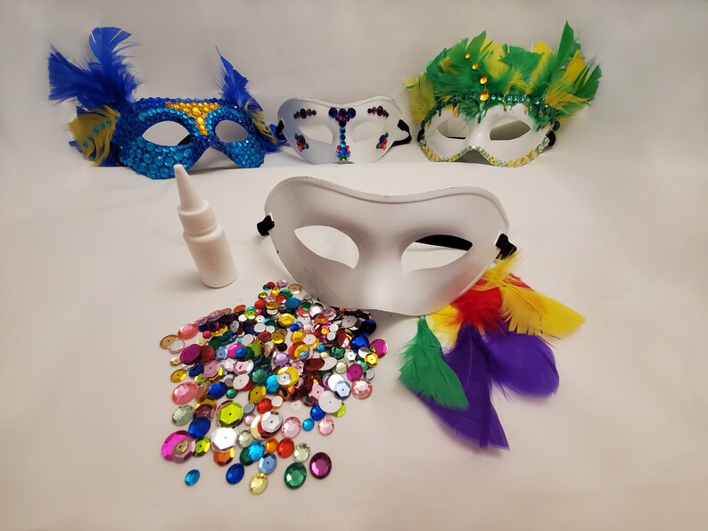 DIY Kit for Adults Masquerade Craft Kit Make Your Own Etsy