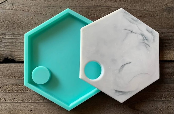 Casting Molds Silicone Coasters Geometric