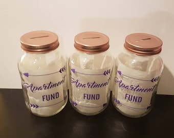 Custom Jar, Travel Jar, Adventure Jar, Piggy Bank, Coin Collection, Money Collection, Swearing Jar, Dirty mouth, Birthday Gift, Funny gifts