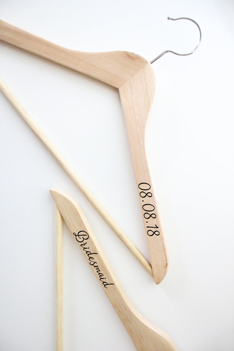 Bride hanger with date Personalized Wedding hanger bridal hanger custom bride gift wedding dress hanger bride hanger wedding hanger