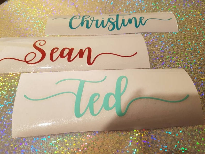 Custom Iron On Letter decal Iron on name decal t shirt iron Etsy