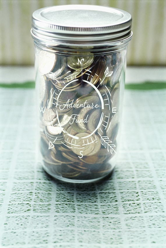 Adventure fund money jar - Money boxes -  - gifts and ideas for  holidays and everyday