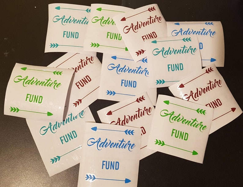 Travel Fund Decal, Money Jar Vinyl Only, Travel Gifts, Traveller Gifts ...