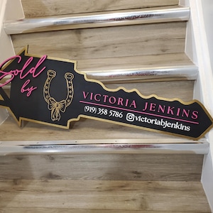 Custom Key Sold Sign, Closing Photo Prop, Modern Key Sign for Realtors, Closing Sign, Sold Sign, Custom Realtor Gift, Realtor Prop sign