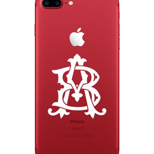 Vinyl Monogram, monogram decals, initial decals, customized unique letters, Car Decal, laptop stickers, phone sticker, two letter monograms