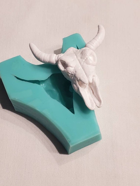 Hand Sculpted Cow Scull Mold Cow Skull Mold Longhorn Mold Etsy
