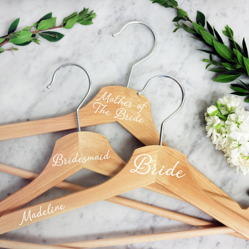 Bride hanger with date Personalized Wedding hanger bridal hanger custom bride gift wedding dress hanger bride hanger wedding hanger