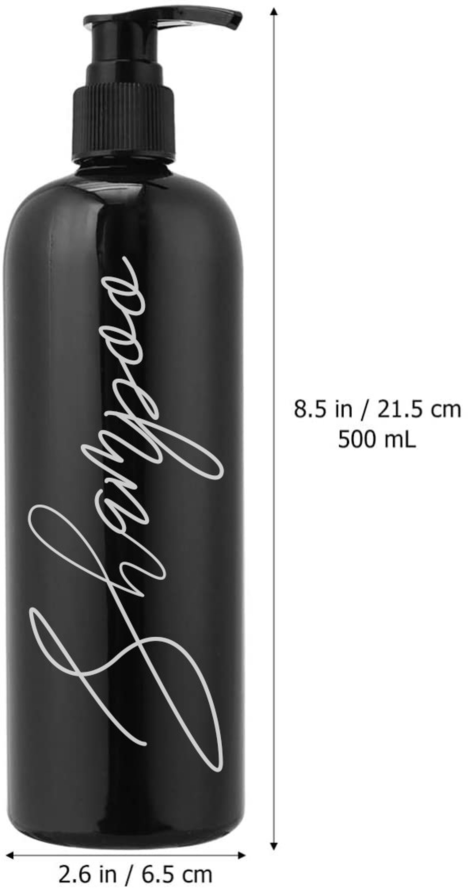 Set of 4 Bathroom Bottles 500ml Reusable Soap Dispenser Pump Etsy