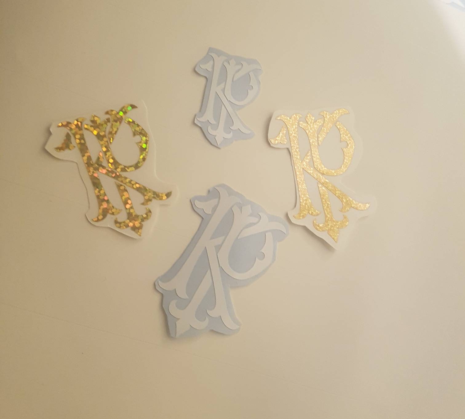 Iron on Monogram Monogram Decals Iron on Initial Decals | Etsy Canada