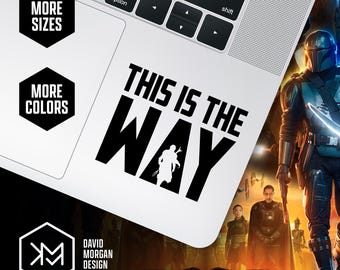 Este é o Caminho Adesivo de Vinil • Star Wars • The Mandalorian