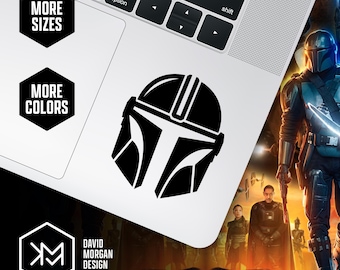 Din Djarin's Helmet Vinyl Decal • Star Wars • The Mandalorian