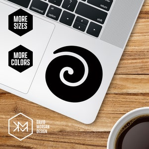 New Zealand Koru Spiral Vinyl Decal