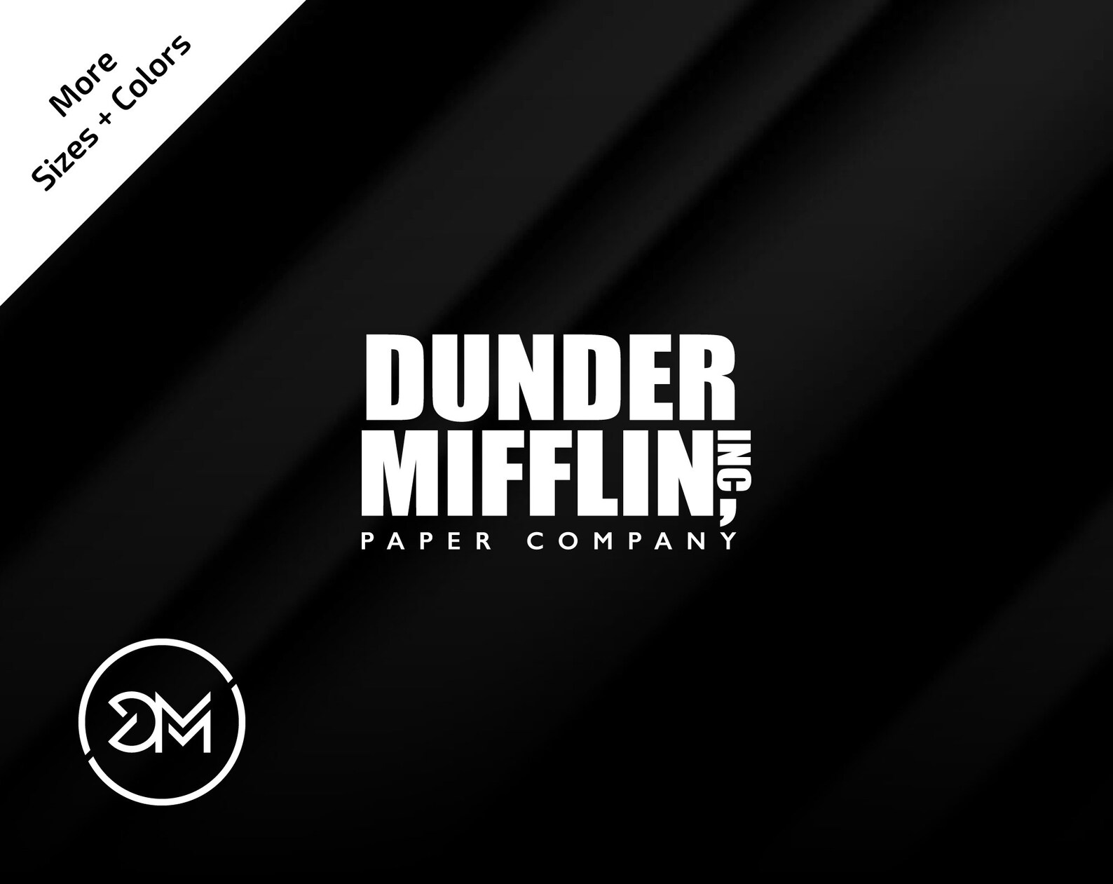 Dunder Mifflin Paper Company Logo Vinyl Decal | Etsy
