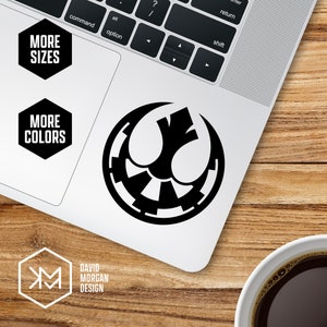 Rebel Alliance & Galactic Empire Logo Vinyl Decal • Star Wars