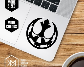 Rebel Alliance & Galactic Empire Logo Vinyl Decal • Star Wars