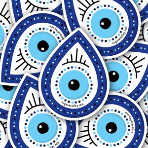 Evil Eye Vinyl Sticker image 2