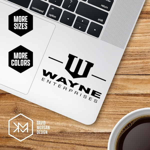 Décalcomanie en vinyle avec logo Wayne Enterprises