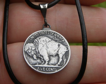 Authentic 1936 Buffalo Indian Nickel 