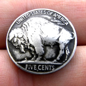 Authentic Buffalo Indian Nickel coin pin brooch  for hats shirts jackets  1920 1924 1925 1926 1927 1928 1929 1930 1934 1935 1936 1937 1938
