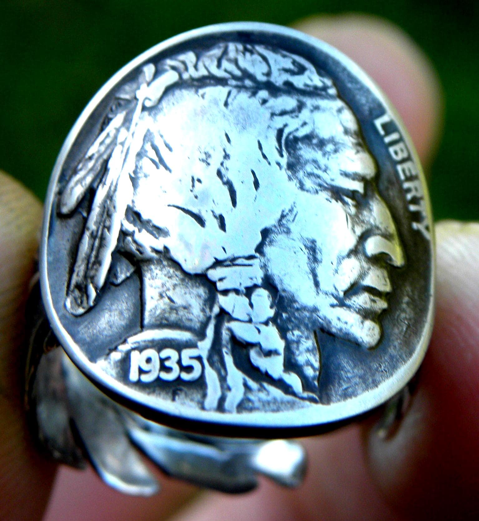 Coin Signet Ring - Etsy