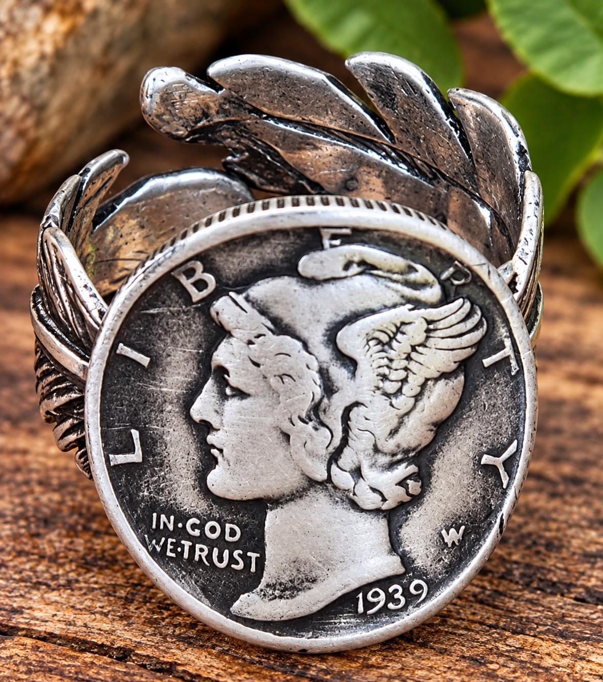 Mercury Dime Ring - Etsy