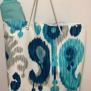 Water Themed Beach Bag