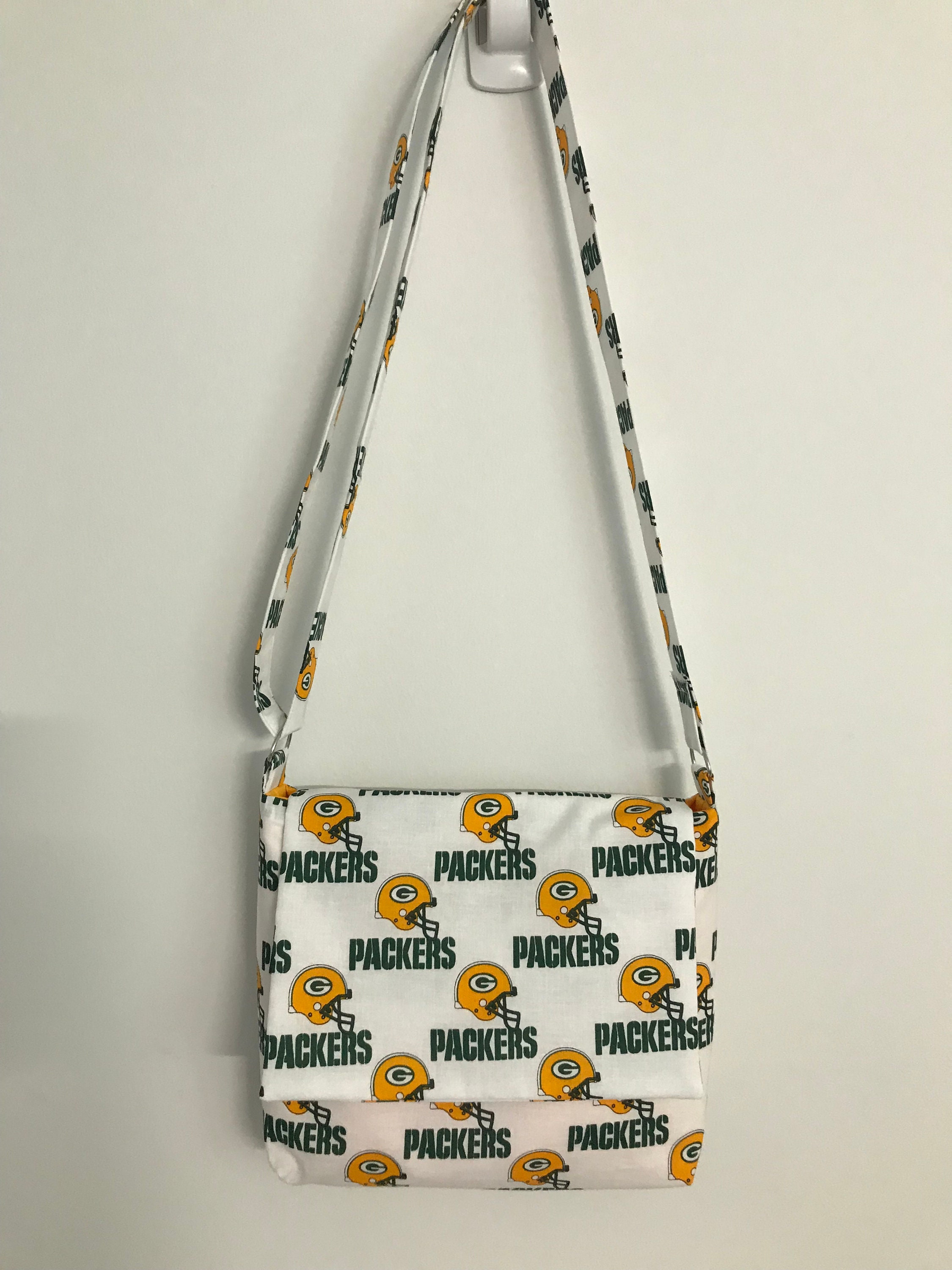 The Touchdown: Green Bay Packers Licensed Fabric Purse/messenger