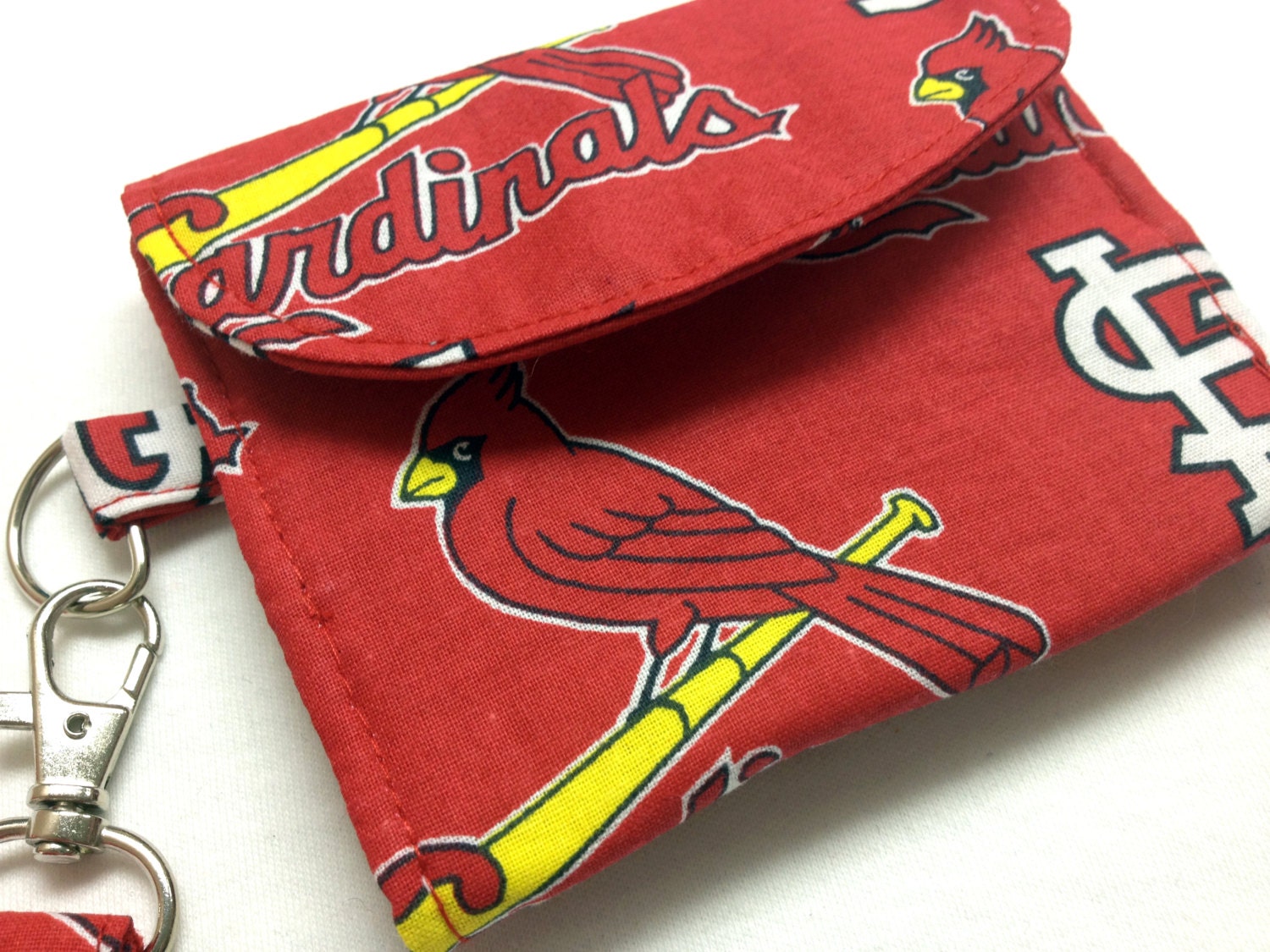 st. louis cardinals tri-fold wallet