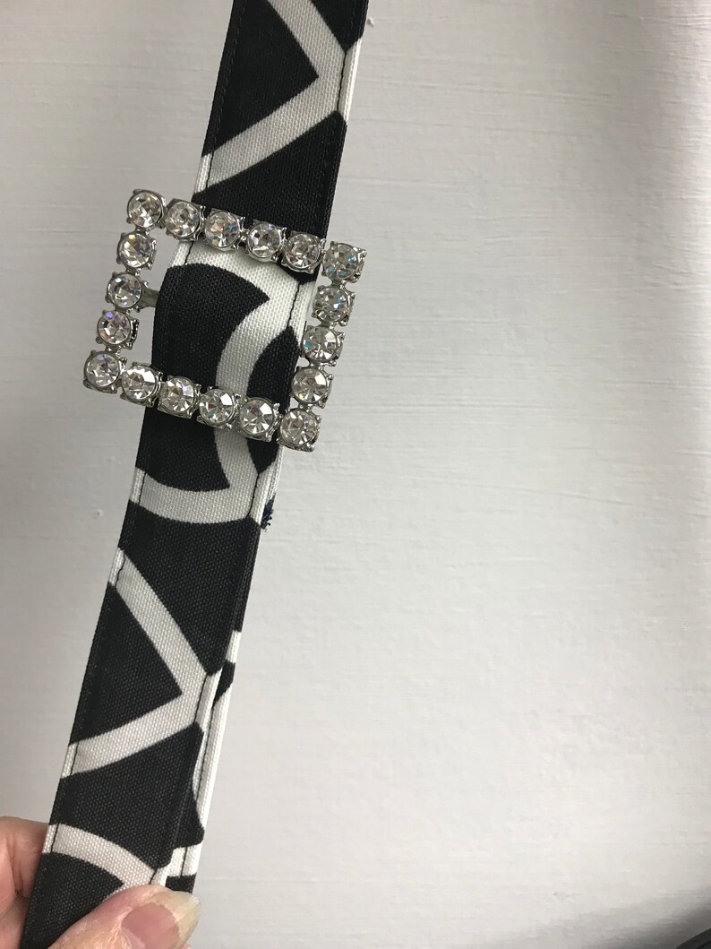 Black Crazy Eights Messenger Purse with a Little Bling