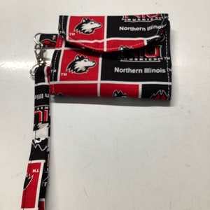 The Touchdown: Tri-Fold Wrist Wallet (Licensed Northern Illinois University Print)